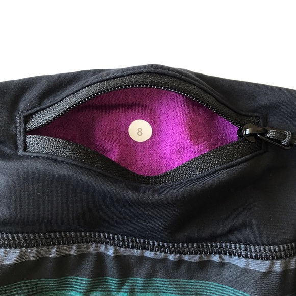 SOLD Lululemon RARE Poncho Stripe Speed Shorts 8 - Picture 8 of 8